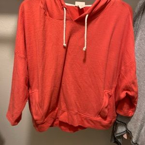 Large Mossimo crop hoodie sweatshirt